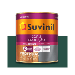 SUVINIL ESMALTE COR E PROTEÇÃO BRILHANTE VERDE COL... - Baratão das Tintas 