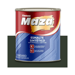 MAZA ESMALTE SINTÉTICO BRILHANTE VERDE COLONIAL 22... - Baratão das Tintas 