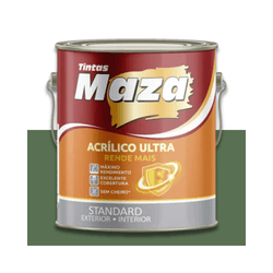 MAZA ACRÍLICO ULTRA VERDE MUSGO 3,6L - Baratão das Tintas 