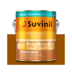 SUVINIL VERNIZ SECA RÁPIDO BRILHANTE NATURAL 3,6L - Baratão das Tintas 