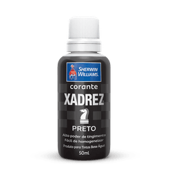 XADREZ CORANTE LÍQUIDO PRETO 50ML - Baratão das Tintas 