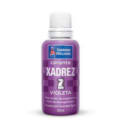 XADREZ CORANTE LÍQUIDO VIOLETA 50ML - Baratão das Tintas 