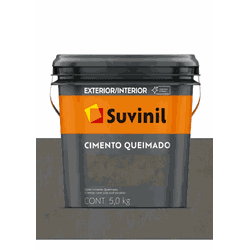 CIMENTO QUEIMADO TÚNEL DE CONCRETO SUVINIL 5KG - Baratão das Tintas 