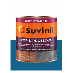 SUVINIL ESMALTE COR E PROTEÇÃO BRILHANTE AZUL FRAN... - Baratão das Tintas 