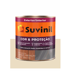 SUVINIL ESMALTE COR E PROTEÇÃO BRILHANTE MARFIM 90... - Baratão das Tintas 