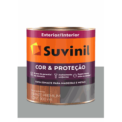 SUVINIL ESMALTE COR E PROTEÇÃO ACETINADO PLATINA 9... - Baratão das Tintas 