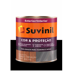 SUVINIL ESMALTE COR E PROTEÇÃO BRILHANTE PRETO 900... - Baratão das Tintas 