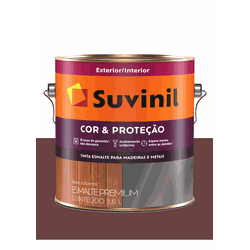 SUVINIL ESMALTE COR E PROTEÇÃO BRILHANTE VINHO CHA... - Baratão das Tintas 