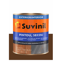 SUVINIL ESMALTE PINTOU SECOU TABACO 900ML - Baratão das Tintas 