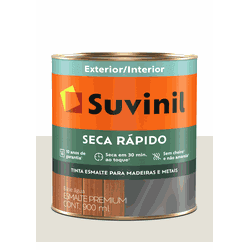 SUVINIL ESMALTE SECA RÁPIDO BRILHANTE GELO 900ML - Baratão das Tintas 