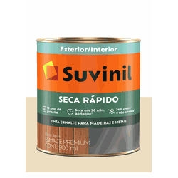 SUVINIL ESMALTE SECA RÁPIDO BRILHANTE MARFIM 900ML - Baratão das Tintas 