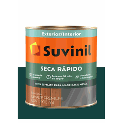 SUVINIL ESMALTE SECA RÁPIDO BRILHANTE VERDE 900ML - Baratão das Tintas 