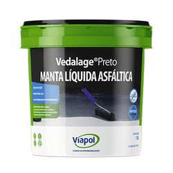 VEDALAGE PRETO VIAPOL 18L - Baratão das Tintas 