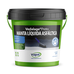 VEDALAGE PRETO VIAPOL 3,6L - Baratão das Tintas 