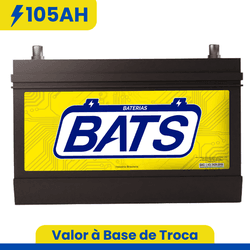 Bateria Bats 105AH | 12 Meses de Garantia | São Pa... - Baterias Bats