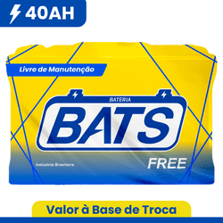 Bateria Bats Free 40AH | 12 Meses de Garantia | Pa... - Baterias Bats