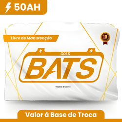 Bateria Bats Gold 50AH | 18 Meses de Garantia | Pa... - Baterias Bats