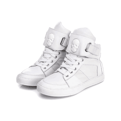 Tenis Sneaker Bawmi Cano Alto Feminino Branco com ... - BAWMI