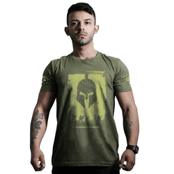 Camiseta Si vis Pacem Parabellum Verde - REF-046-... - b2b-team6.com.br