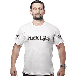 Camiseta Fuck Isis Branca - REF-067-BRANCA - b2b-team6.com.br