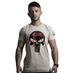 Camiseta Militar Craft Team Six BEGE - REF-062-BEG - b2b-team6.com.br
