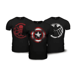 Kit 3 Camisetas Masculinas Avengers - KIT-045 - b2b-team6.com.br