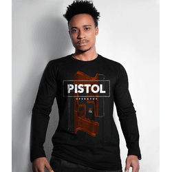 Camiseta Manga Longa GuFz6 Pistol Operator - ML-GU... - b2b-team6.com.br