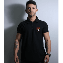 Camiseta Gola Polo Preto Airborn - POL-021-PRETO - b2b-team6.com.br