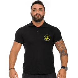 Camiseta Gola Polo Preto Legião Estrangeira - POL-... - b2b-team6.com.br