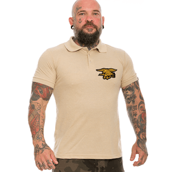 Camiseta Gola Polo Bege Navy Seals - pol-046-NAVY... - b2b-team6.com.br