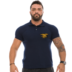 Camiseta Gola Polo Azul Navy Seals - POL-046-NAVY... - b2b-team6.com.br