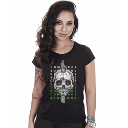 Camiseta Baby Look Militar Comandos do Exército Se... - b2b-team6.com.br