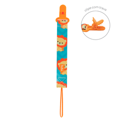 PRENDEDOR DE CHUPETA ANIMAL FUN LEAO - 12047 - BEDOT