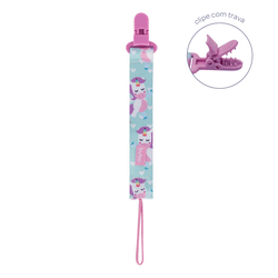 PRENDEDOR DE CHUPETA ANIMAL FUN UNICORNIO - 12050 - BEDOT