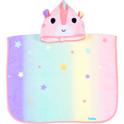 TOALHA PONCHO BUBA ZOO UNICORNIO - 17066 - BEDOT