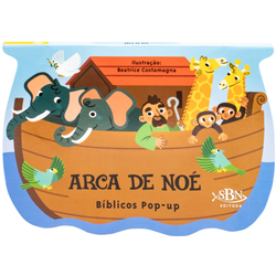 BIBLICOS POP-UP ARCA DE NOE - 9786556178479 - Benedictus Livraria Católica