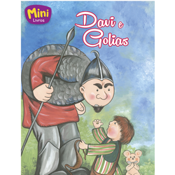 MINI BIBLICOS: DAVI E GOLIAS - 9788573892802 - Benedictus Livraria Católica