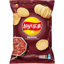 Lays Batata Sabor Hot Pot Picante 70g - bestcandyz