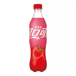 COCA COLA CHINESA SABOR MORANGO 500ML - bestcandyz