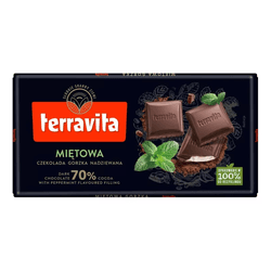 Chocolate Barra Terravita Amargo 70 90g - bestcandyz