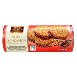 Biscoito Feiny Biscuit Rechedo Creme De Cacau 180g - bestcandyz
