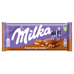 Milka Peanut Crispy Caramel 90g - bestcandyz