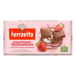 Chocolate Barra Terravita Ao Leite Yogurt Morango ... - bestcandyz