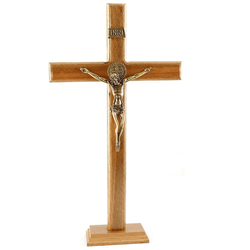 Crucifixo Mesa e Parede -Madeira 40 cm - 21910 - Betânia Loja Católica 