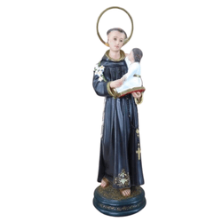 Imagem Resina - Santo Antônio 48 cm - 19278 - Betânia Loja Catolica 