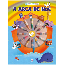 Livro Giz de cera A Arca de Noé - 24743 - Betânia Loja Catolica 