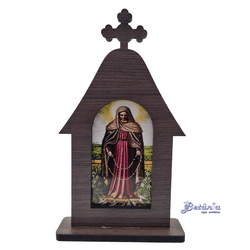 Capelinha Nossa Senhora das Lágrimas e Jesus Manietado -20cm - 29873 - Betânia Loja Catolica 