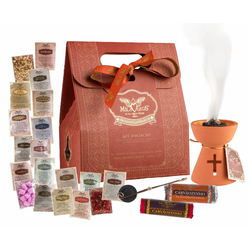 Kit Iniciação - Incensário Terracota - 32280 - Betânia Loja Catolica 