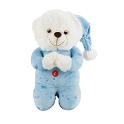 Urso Pelúcia - Reza Pai Nosso - Azul Claro - 31103 - Betânia Loja Catolica 