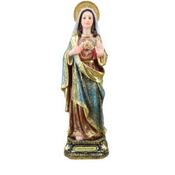 Imagem Resina - Imaculado Coração Maria 30 cm - 12197 - Betânia Loja Católica 